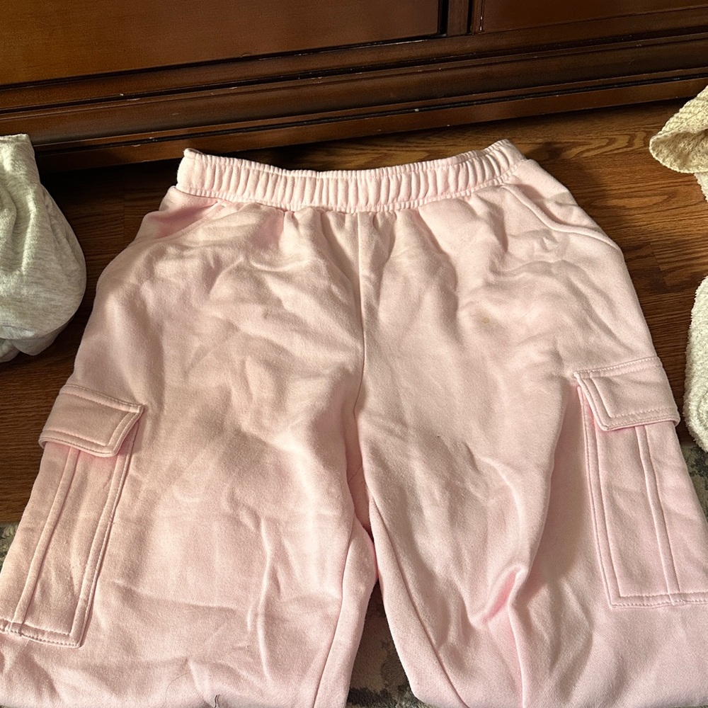 Women’s Pink Cargo sweat set